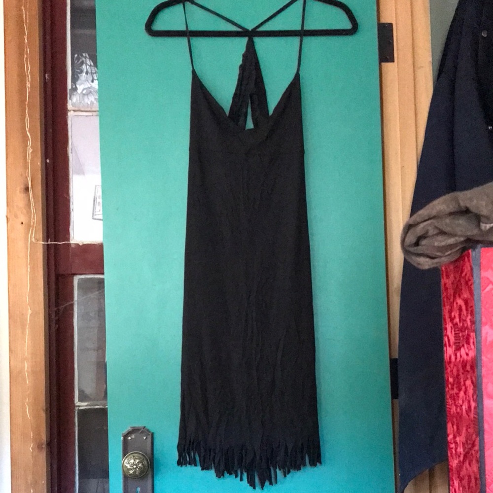Elegant Black Fringe Lingerie